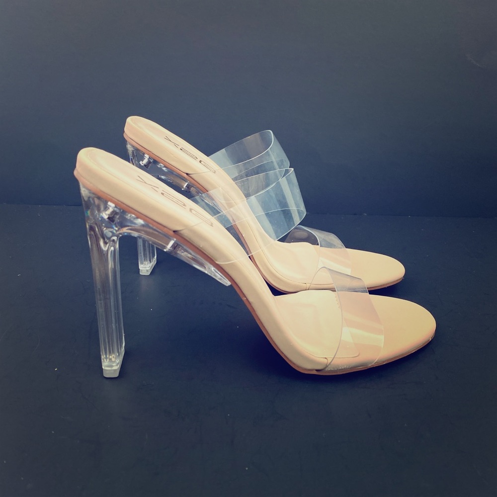 Clear/Nude Sandal